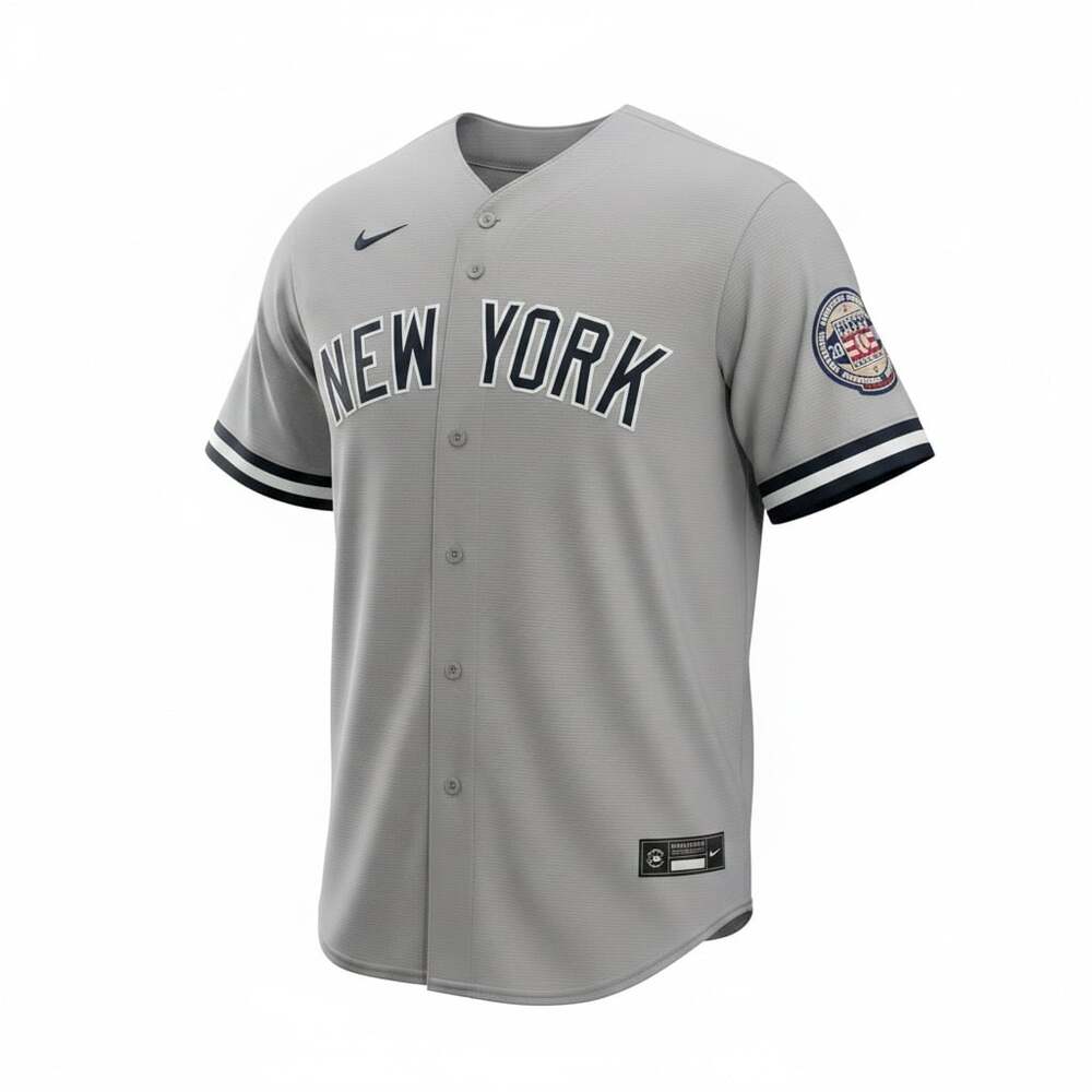 Authentic Nike NY Yankees Derek Jeter 2 Road Jersey 2020 Hall of Fame Patch -XL